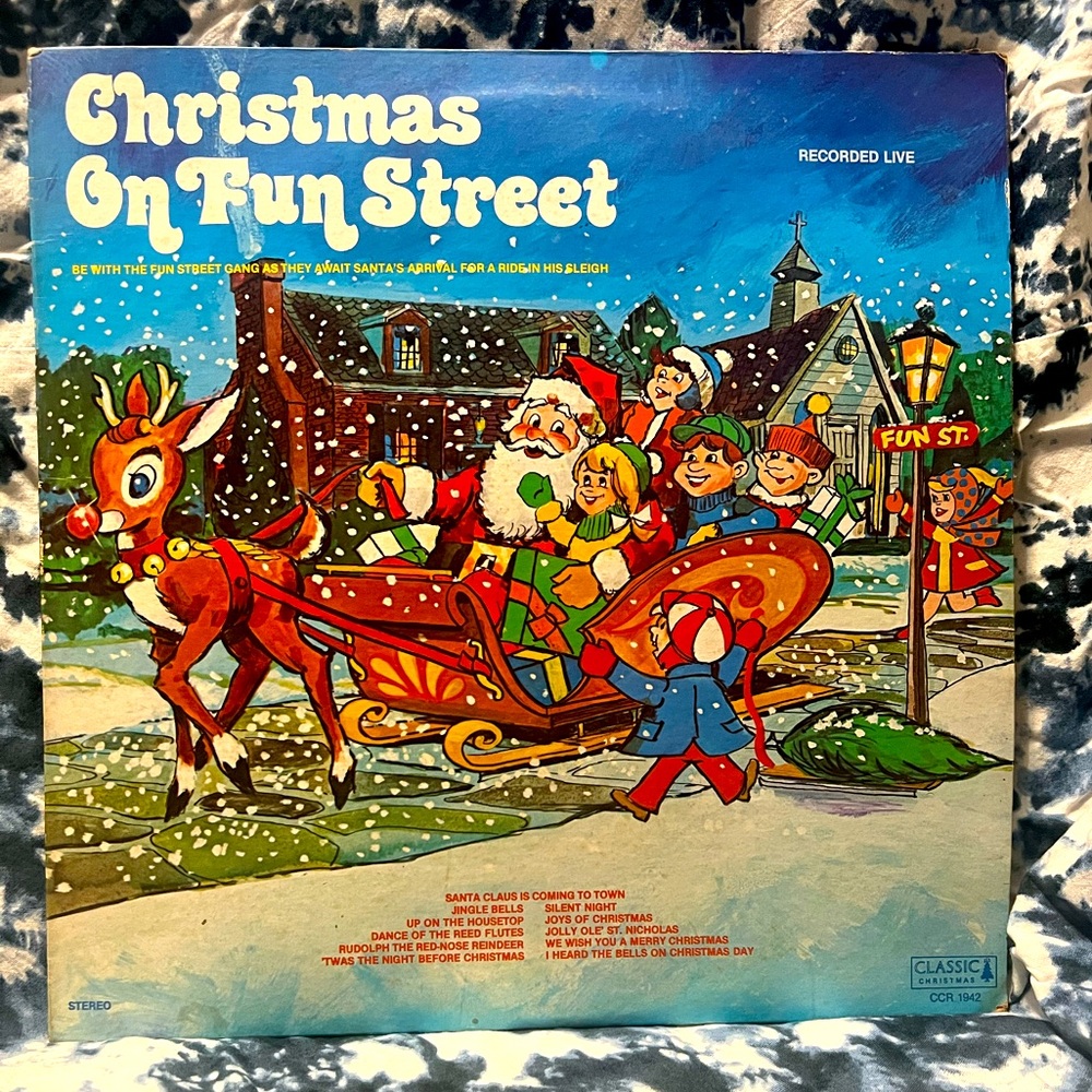 💎 Vintage Vinyl 🎄Christmas on Fun Street (1979) ✨ Recorded Live ‼️